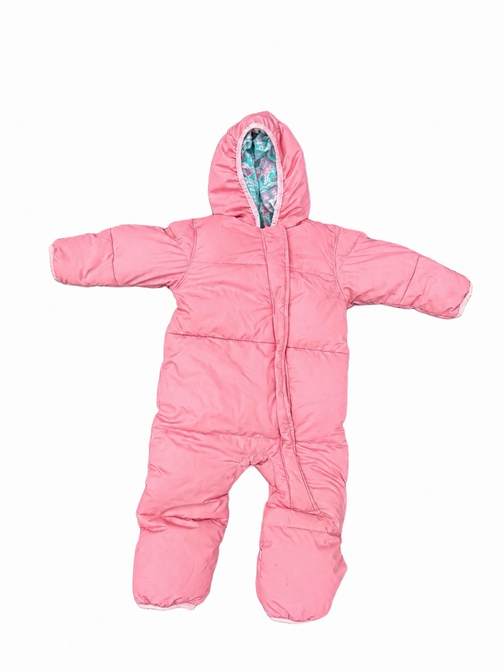 Columbia Baby Girls Pink Fleece-Lined Snowsuit 12-18 Months